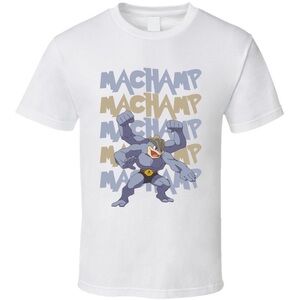 Machamp Pokemon Video Game Movie Cartoon Character Fan Poster T Shirt